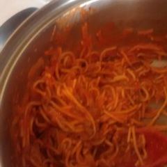 A picture of one pot spaghetti.