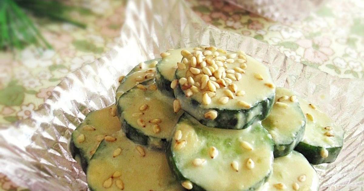 Cucumbers with Wasabi and MisoMayo Recipe by cookpad.japan Cookpad