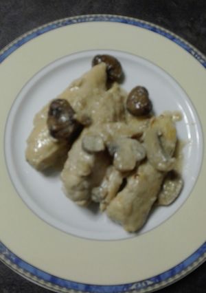 Foto principal de Pollo con champis y castañas