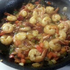 A picture of sweet and spice shrimp.