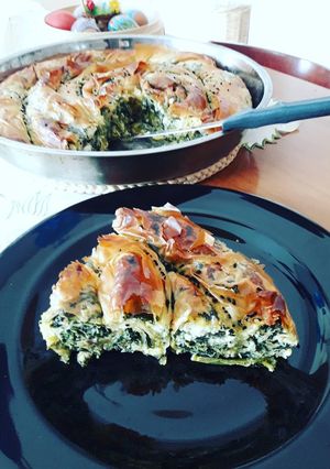 Φωτογραφία της συνταγής Σπανακόπιτα με μαύρο σουσάμι