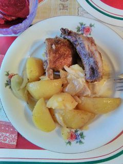 Sült sertés oldalas! recept fotója