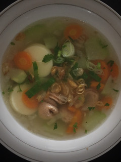 Foto resep Saussage with tofu soup
