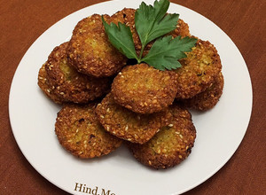 صورة لوصفة الفلافل بالحُمص المسلوق