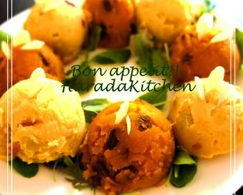 New Recipe Kabocha Squash and Raisin Salad for Halloween Delicious Steady