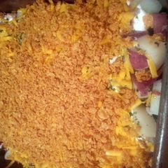 Potato casserole A picture of Potato casserole.