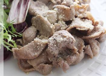 Easiest Way to Recipe Appetizing FastCooking Thin Pork Slices with Parmesan Cheese