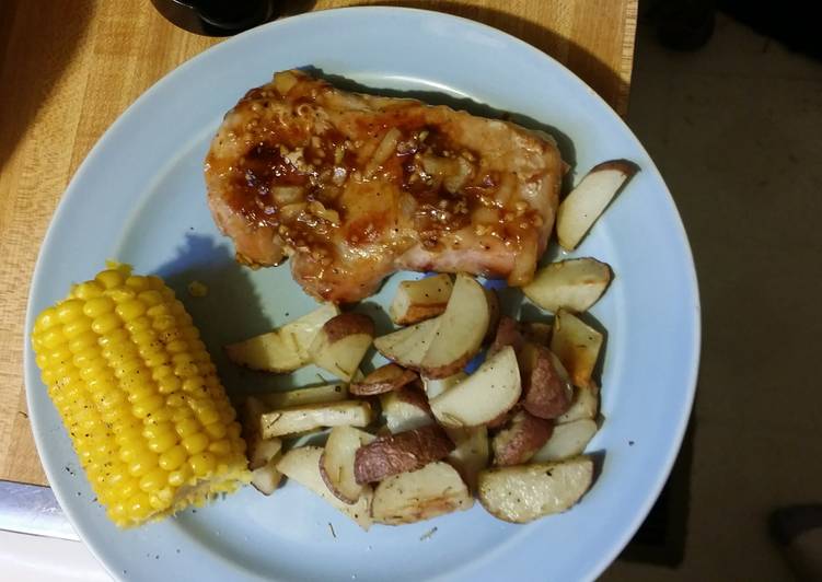 Simple Way to Prepare Any-night-of-the-week Apricot Pork Chops