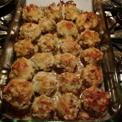 Party Stuffed Shrooms A picture of Party Stuffed Shrooms.