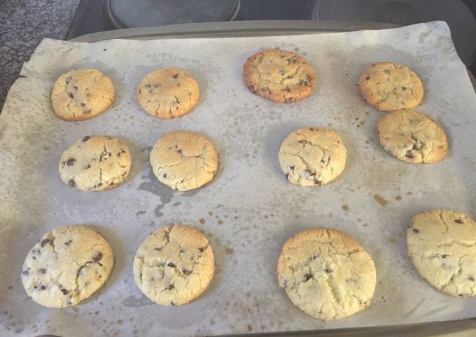 Super easy Soft Choc Chip Cookies