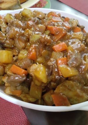 A picture of Pork Menudo.