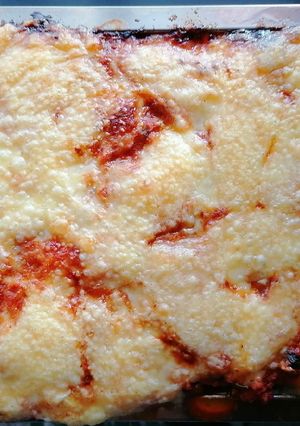 Una foto de Lasagna de berenjena (versión vegana)