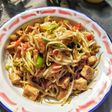 Tumis tahu toge pedas