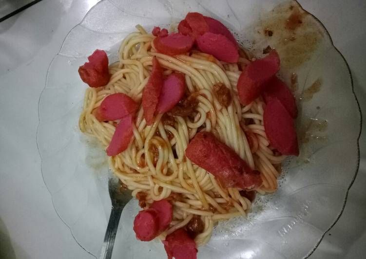 Langkah Mudah untuk Membuat Spaghetti Bolognaise Sosis Sapi, Menggugah Selera