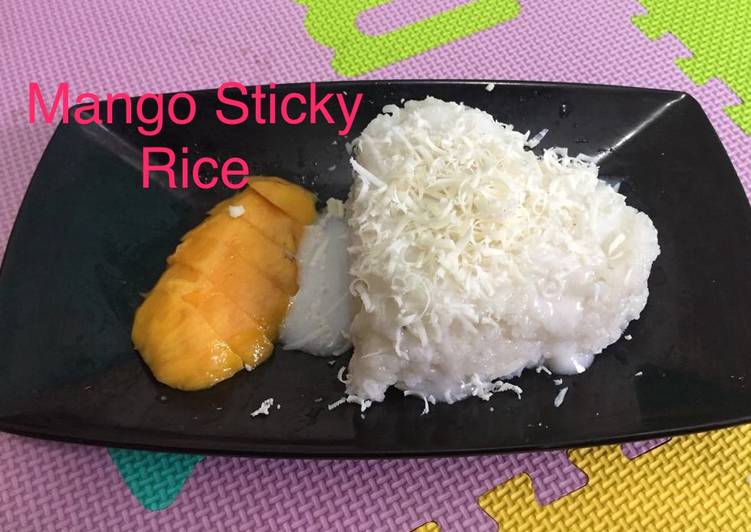 Resep Mango Sticky Rice yang lezat dan Mudah Dibuat