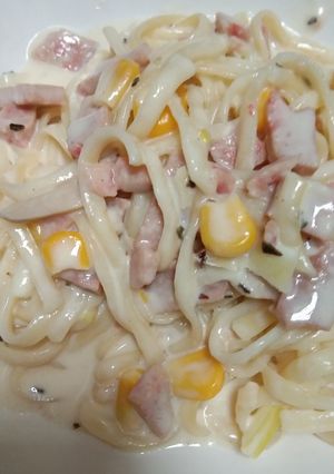 Foto resep Creamy fetuccine yang creami dan keju bgt..gemes deh makannya..
