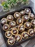 1050. mini pie brownies shiny crust