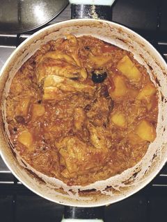 صورة لوصفة الكبسه الحمراء بالبطاطس 😋❤️