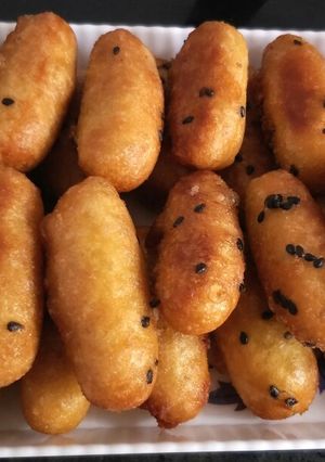 Hình của món Khoai lang kén.