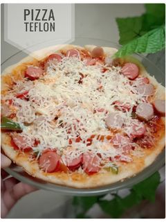 Foto resep Pizza Teflon (Thin & Crispy-Crust Pizza)