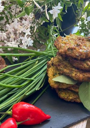 Une photo de Beignets de courgettes à la djamicoo