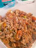 Enoki Beef cabe Gendot saus Bulgogi