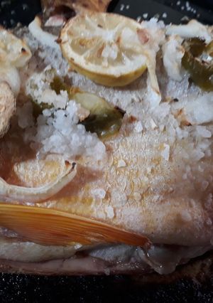 Una foto de Dorado al horno