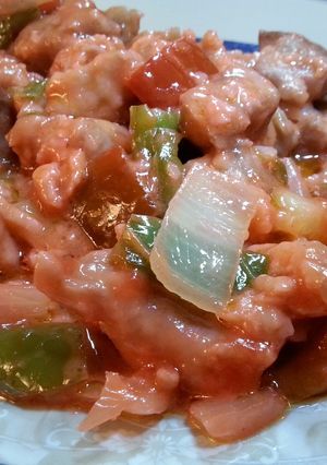Una foto de Cerdo Agridulce (Comida China)