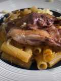Golden yolk chicken pasta, no cream (49g protein)