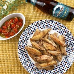 A picture of Reduce Salt Intake with Shiitake powder! Chicken Sticks.