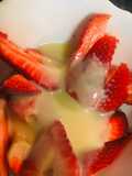 Fresas 🍓 con leche condensada