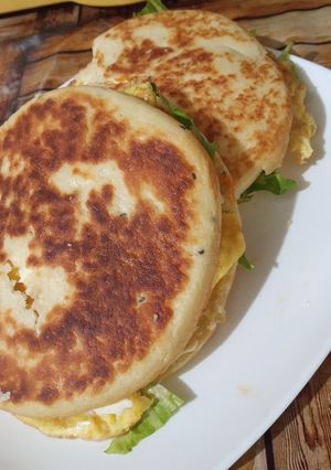صورة لوصفة شباتي تونسي chapati tunisien
