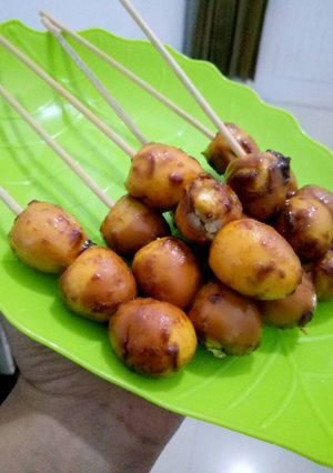 Foto resep 🌷 sate puyuh 🌷