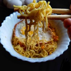 Egg corn maggi A picture of Egg corn maggi.