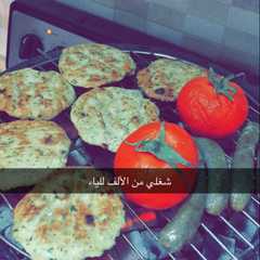 همبرغر الدجاج المشوي-レシピのメイン写真