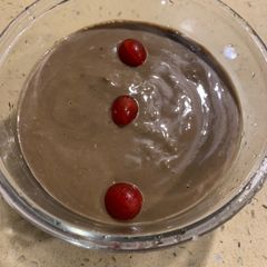 A picture of Coffee chocolate custard.