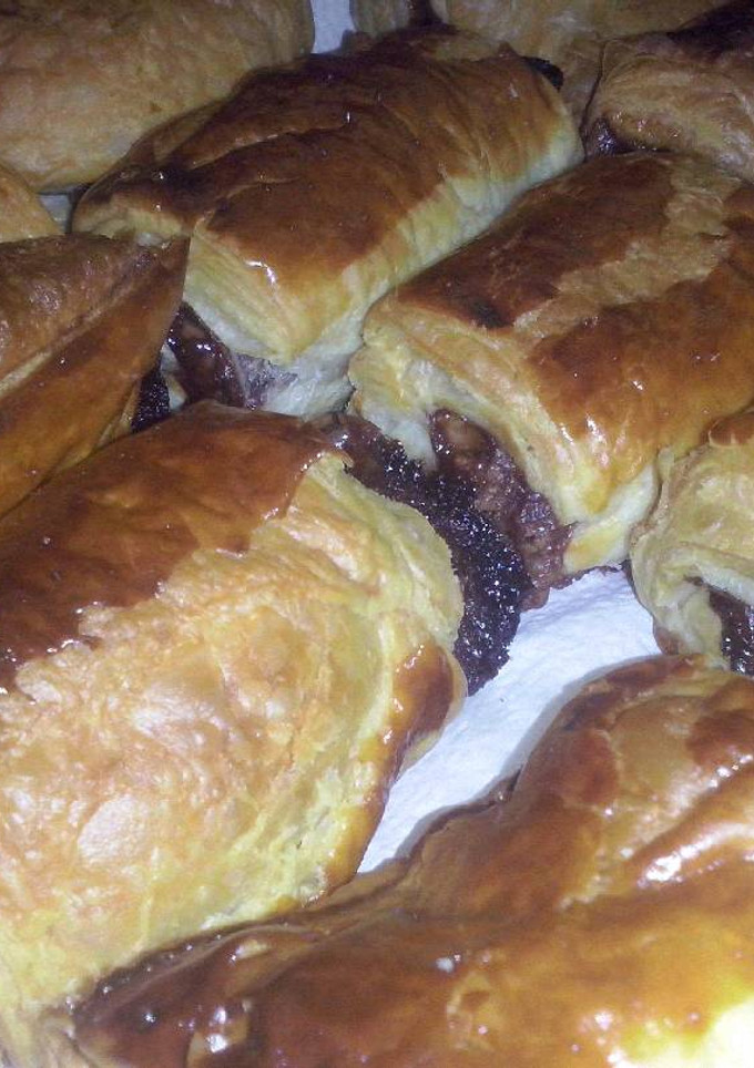 Una foto de Napolitanas de nutella