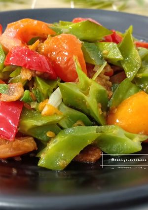 Foto resep "Kecipir Tomat Ebi"