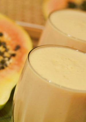 A picture of Papaya Lassi.