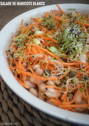 Une photo de Salade de haricots blancs