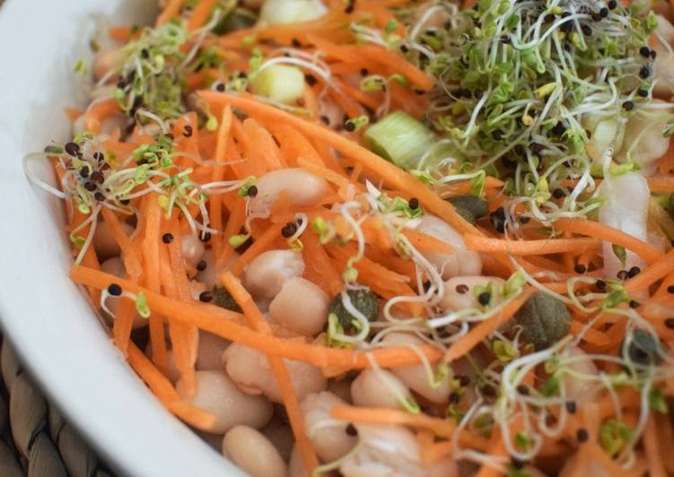 Guide pas à pas pour Préparer Fait maison Salade de haricots blancs