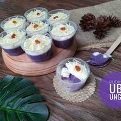 รูปของ Puding Ubi Ungu Vla Susu Keju