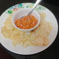 A picture of Time pass chana dal namkin.