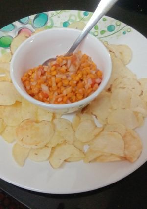 A picture of Time pass chana dal namkin.