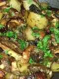Poêlée de cèpes aux escargots
