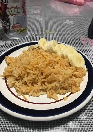 A picture of Mexican Red Rice (Arroz Rojo).