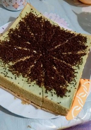 Foto resep Bolu pandan simple