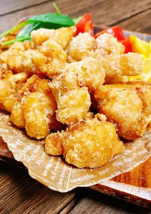 A picture of Crispy Cauliflower Karaage.