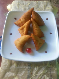 A picture of Coconut Mahamri# author Marathon contest #.