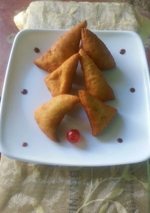 A picture of Coconut Mahamri# author Marathon contest #.